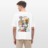 Verdantis, Blaue Augen, 1st | Blaster, Oversize Bio T-Shirt, Unisex - Weiß