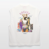 Andromion, Statue, 1st | Heavyweight Oversized Bio Tank Top, Unisex - OFF WHITE