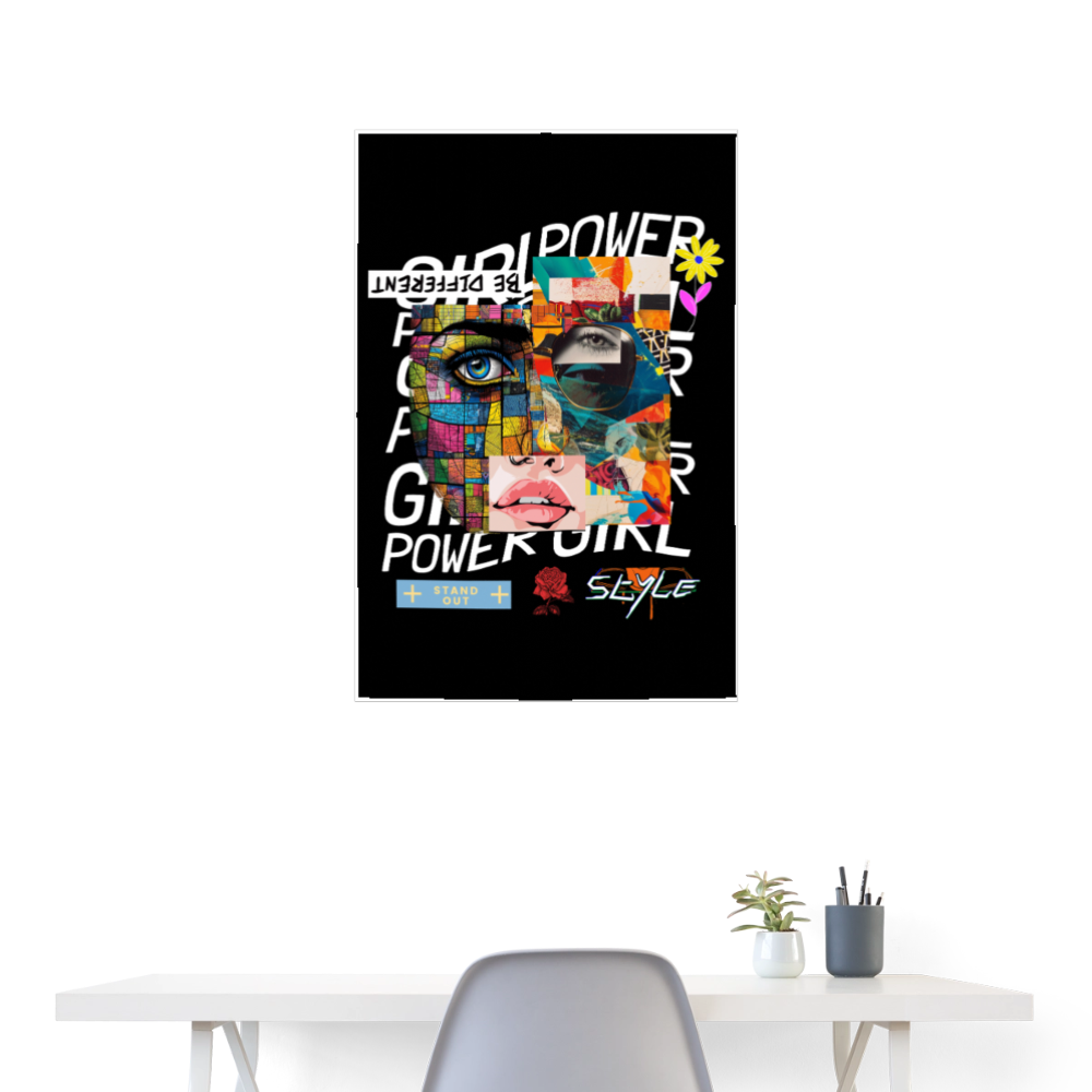 Xizir, Gesicht, 1st | Poster 60x90 cm - Weiß