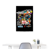 Xizir, Gesicht, 1st | Poster 60x90 cm - Weiß