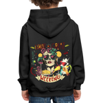 Ruh, Trauben, 1st | Kinder Hoodie - Schwarz