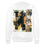 Xantherion, Schildkröte, 1st | Roller, Unisex Bio-Sweatshirt - Weiß