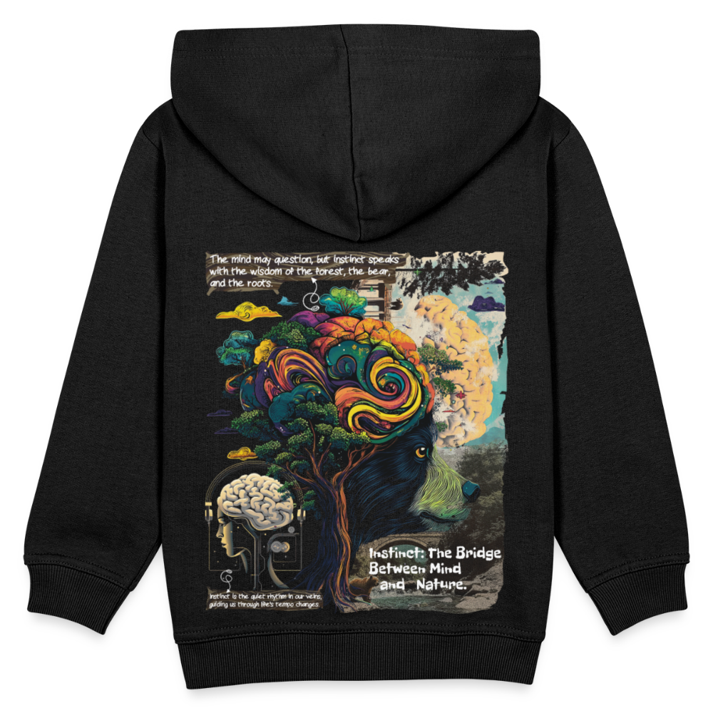 Aphroan, Bär, 1st | Kinder Hoodie - Schwarz