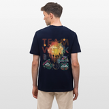 Inari, Glühbirne, 1st | Essential, Relaxed Fit Unisex Bio T-Shirt - Navy