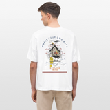 Durnamar, Vogel, 1st | Blaster, Oversize Bio T-Shirt, Unisex - Weiß