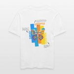 Nebularis, Schmetterling, 1st | Essential, Relaxed Fit Unisex Bio T-Shirt - Weiß