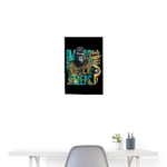 Herakles, Gorilla, 1st | Poster 40x60 cm - Weiß