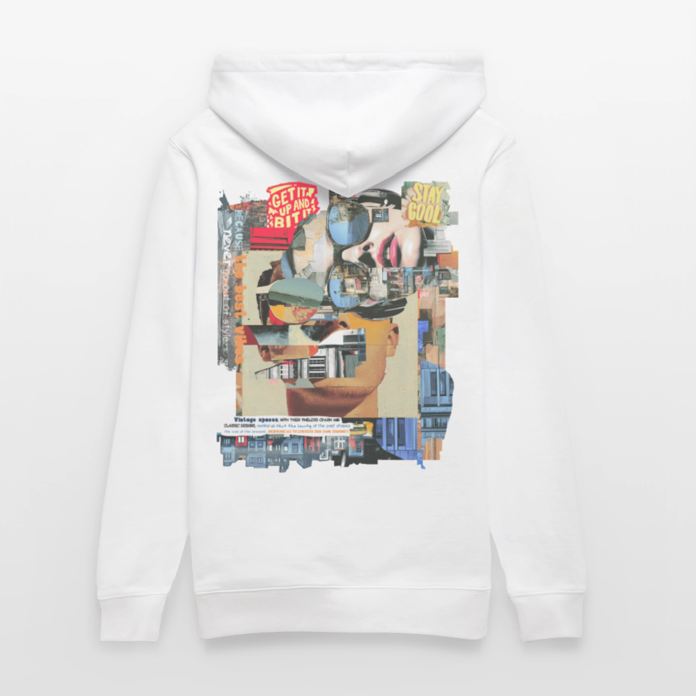 Seraphion, Gesichter, 1st | Cruiser, Unisex Bio-Hoodie - Weiß
