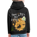 Amphionan, Palmen, 1st | Kinder Hoodie - Schwarz