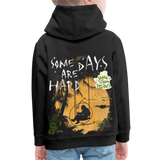 Amphionan, Palmen, 1st | Kinder Hoodie - Schwarz