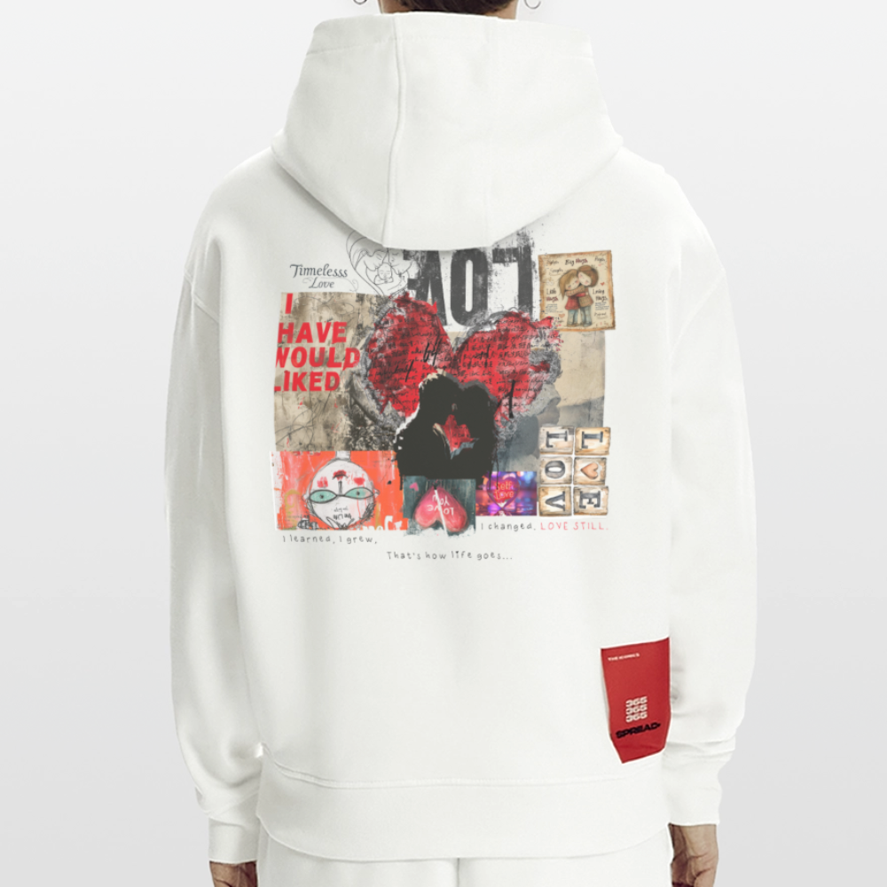 Galevar, Liebe, 1st | Heavyweight Oversized Bio Hoodie, Unisex - OFF WHITE