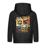 Odysseus, Totenköpfe, 1st | Kinder Zip Hoodie - Schwarz