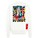 Therondir, Beten, 1st | Heavyweight Oversized Bio Sweater, Unisex - OFF WHITE