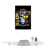 Xurjin, Affe, 1st | Poster 60x90 cm - Weiß