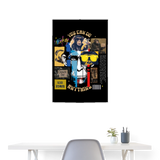 Xurjin, Affe, 1st | Poster 60x90 cm - Weiß