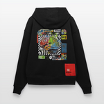 Apollon, Gehirn, 1st | Heavyweight Oversized Bio Hoodie, Unisex - SOLID BLACK