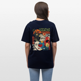Eosan, Wolf, 1st | Essential, Relaxed Fit Unisex Bio T-Shirt - Navy