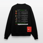 Astraeian, Symbole, 1st | Heavyweight Oversized Bio Sweater, Unisex - SOLID BLACK