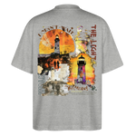 Morian, Leuchtturm, 1st | Blaster, Oversize Bio T-Shirt, Unisex - Grau meliert