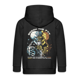 Fujin, Totenkopf, 1st | Kinder Zip Hoodie - Schwarz
