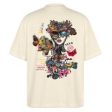 Stormrath, Fantasie, 1st | Blaster, Oversize Bio T-Shirt, Unisex - Weißgrau