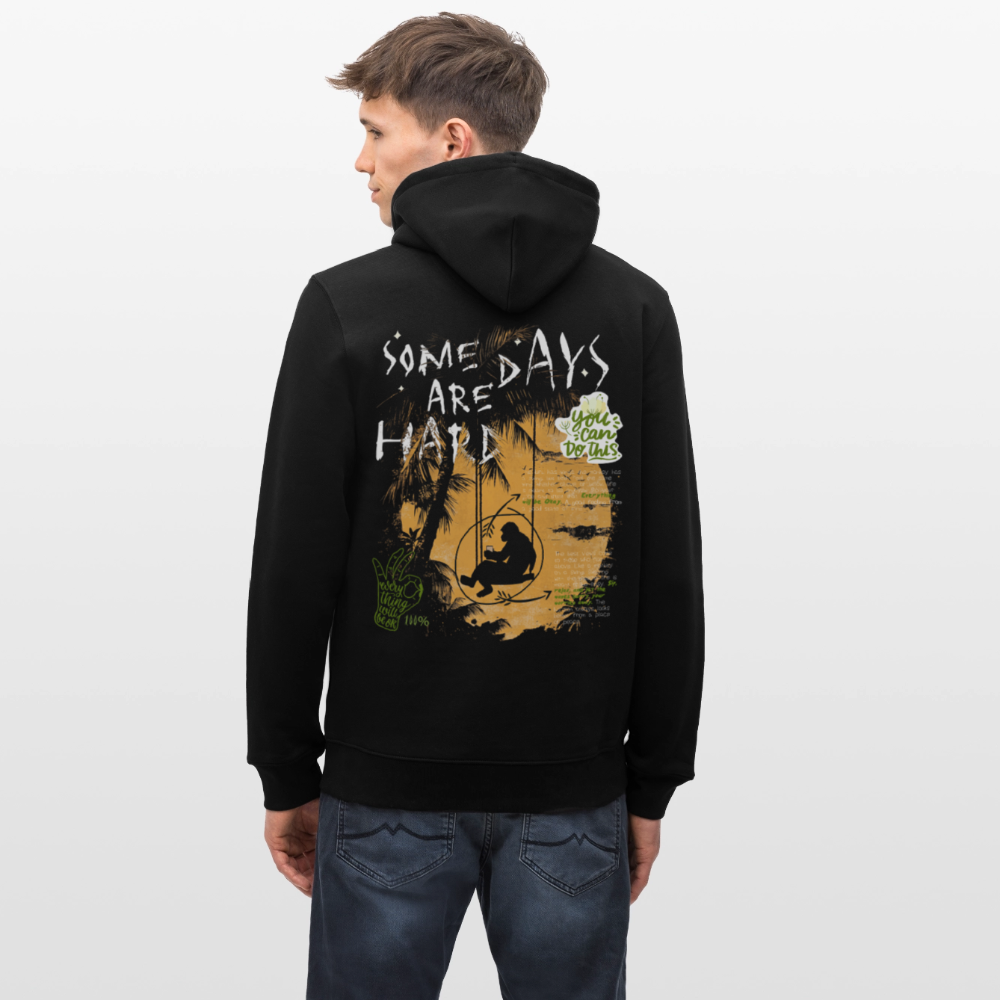 Amphionan, Palmen, 1st | Cruiser, Unisex Bio-Hoodie - Schwarz