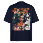 Qareen, Sonnenbrille, 1st | Blaster, Oversize Bio T-Shirt, Unisex - Navy
