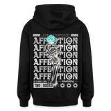 Hestian, Rose, 1st | Freshhood, Oversized Unisex Hoodie - Schwarz