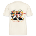 Sylvaris, Gesichter, 1st | Essential, Relaxed Fit Unisex Bio T-Shirt - Naturweiß 