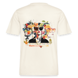 Sylvaris, Gesichter, 1st | Essential, Relaxed Fit Unisex Bio T-Shirt - Naturweiß 
