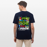 Thesean, Pinsel, 1st | Essential, Relaxed Fit Unisex Bio T-Shirt - Navy