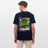 Thesean, Pinsel, 1st | Essential, Relaxed Fit Unisex Bio T-Shirt - Navy