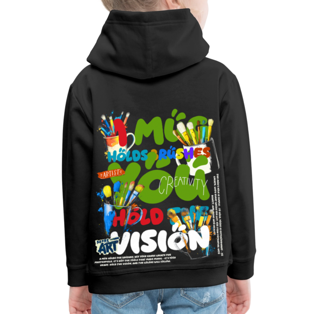 Thesean, Pinsel, 1st | Kinder Hoodie - Schwarz