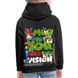 Thesean, Pinsel, 1st | Kinder Hoodie - Schwarz
