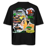 Ereban, Lippen, 1st | Breezy, Oversized Unisex T-Shirt - Schwarz