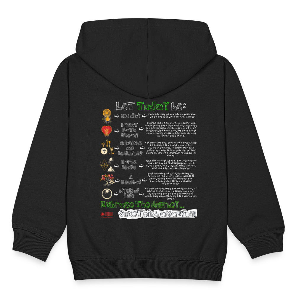 Astraeian, Symbole, 1st | Kinder Zip Hoodie - Schwarz