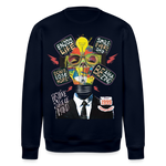 Dandan, Glühbirne, 1st | Roller, Unisex Bio-Sweatshirt - Navy