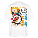 Arkenthos, Uhr, 1st | Blaster, Oversize Bio T-Shirt, Unisex - Weiß