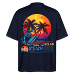 Eryan, Surfen, 1st | Blaster, Oversize Bio T-Shirt, Unisex - Navy