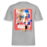 Vesperion, Frau, 1st | Essential, Relaxed Fit Unisex Bio T-Shirt - Grau meliert