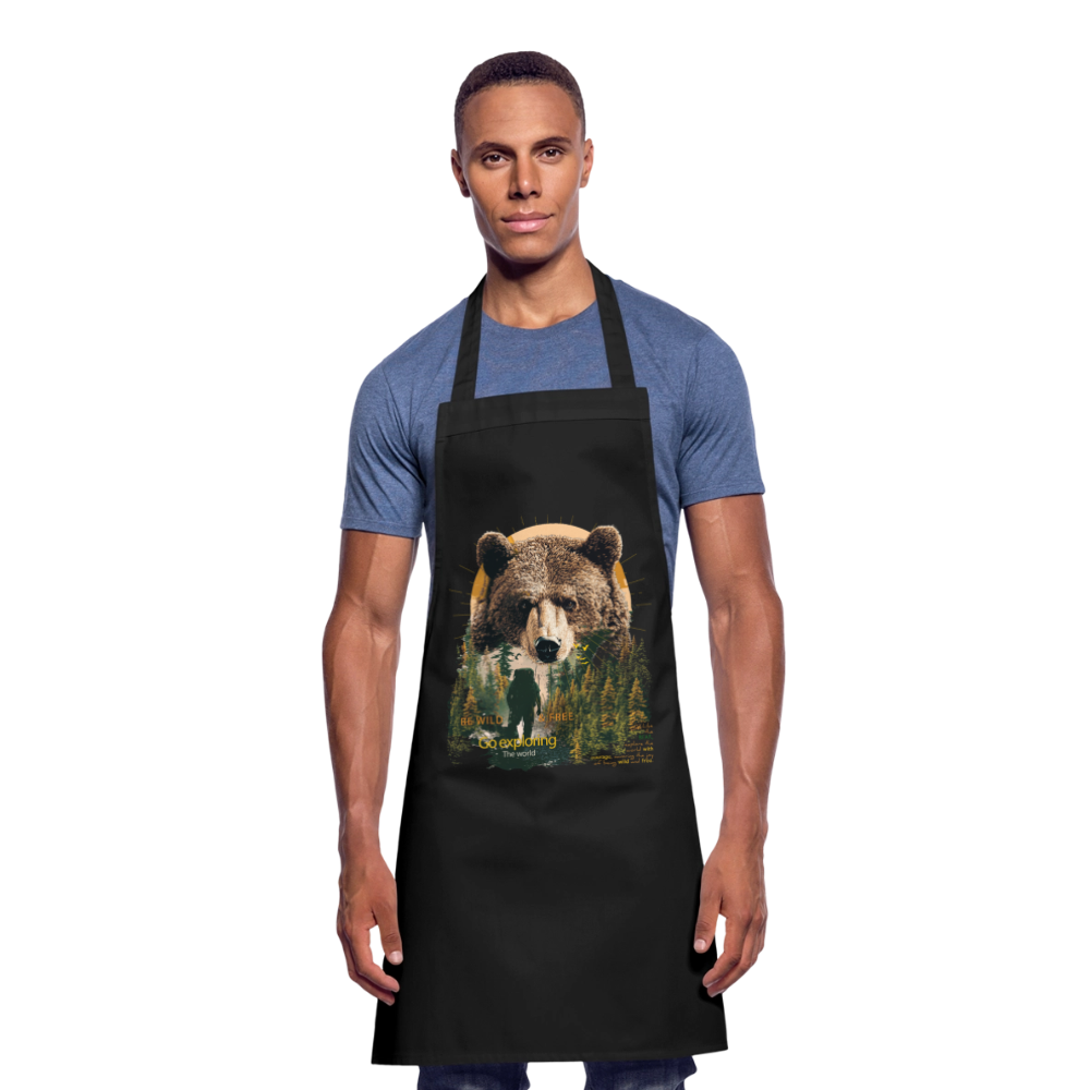 Ghadab, Bär, 1st | Kochschürze - Schwarz
