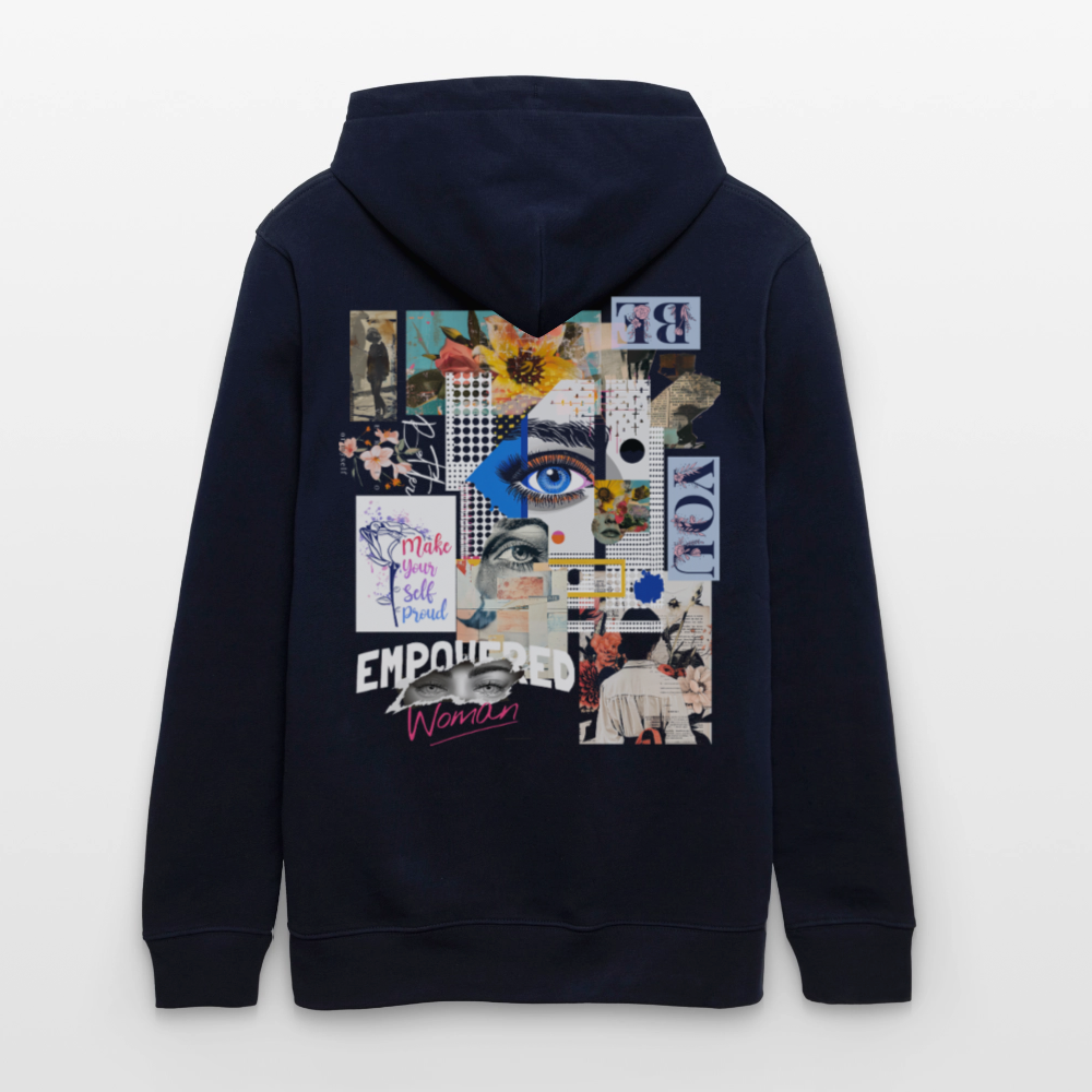 Jade, Augen, 1st | Cruiser, Unisex Bio-Hoodie - Navy