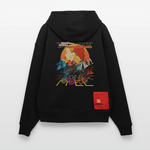 Panos, Fahrrad, 1st | Heavyweight Oversized Bio Hoodie, Unisex - SOLID BLACK