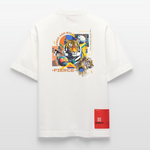 Kepleris, Tiger, 1st | Heve, Heavyweight Oversized Bio T-Shirt, Unisex - OFF WHITE