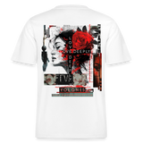 Dracorius, Liebe, 1st | Essential, Relaxed Fit Unisex Bio T-Shirt - Weiß