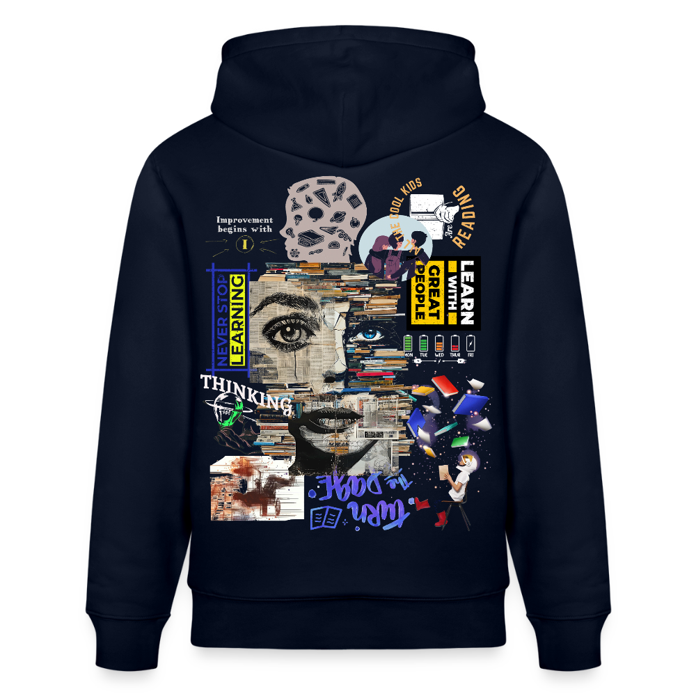 Tianlong, Gesicht, 1st | Cruiser, Unisex Bio-Hoodie - Navy
