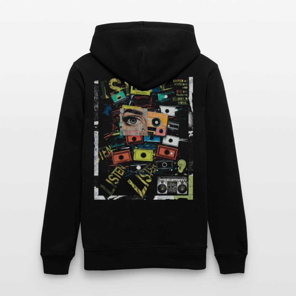 Shahzada, Kassetten, 1st | Cruiser, Unisex Bio-Hoodie - Schwarz