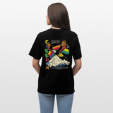 Susanoo, Adler, 1st | Essential, Relaxed Fit Unisex Bio T-Shirt - Schwarz