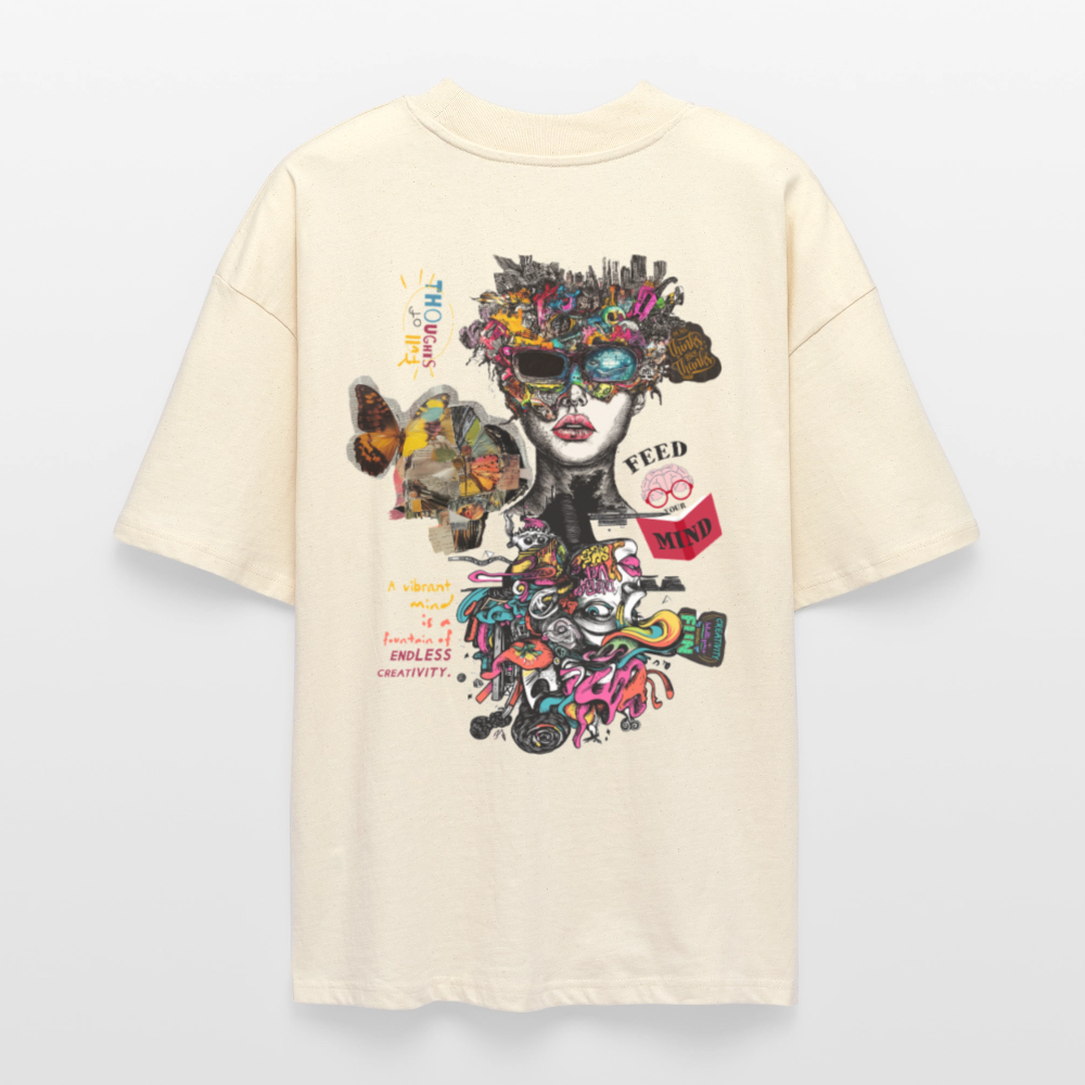 Stormrath, Fantasie, 1st | Blaster, Oversize Bio T-Shirt, Unisex - Weißgrau