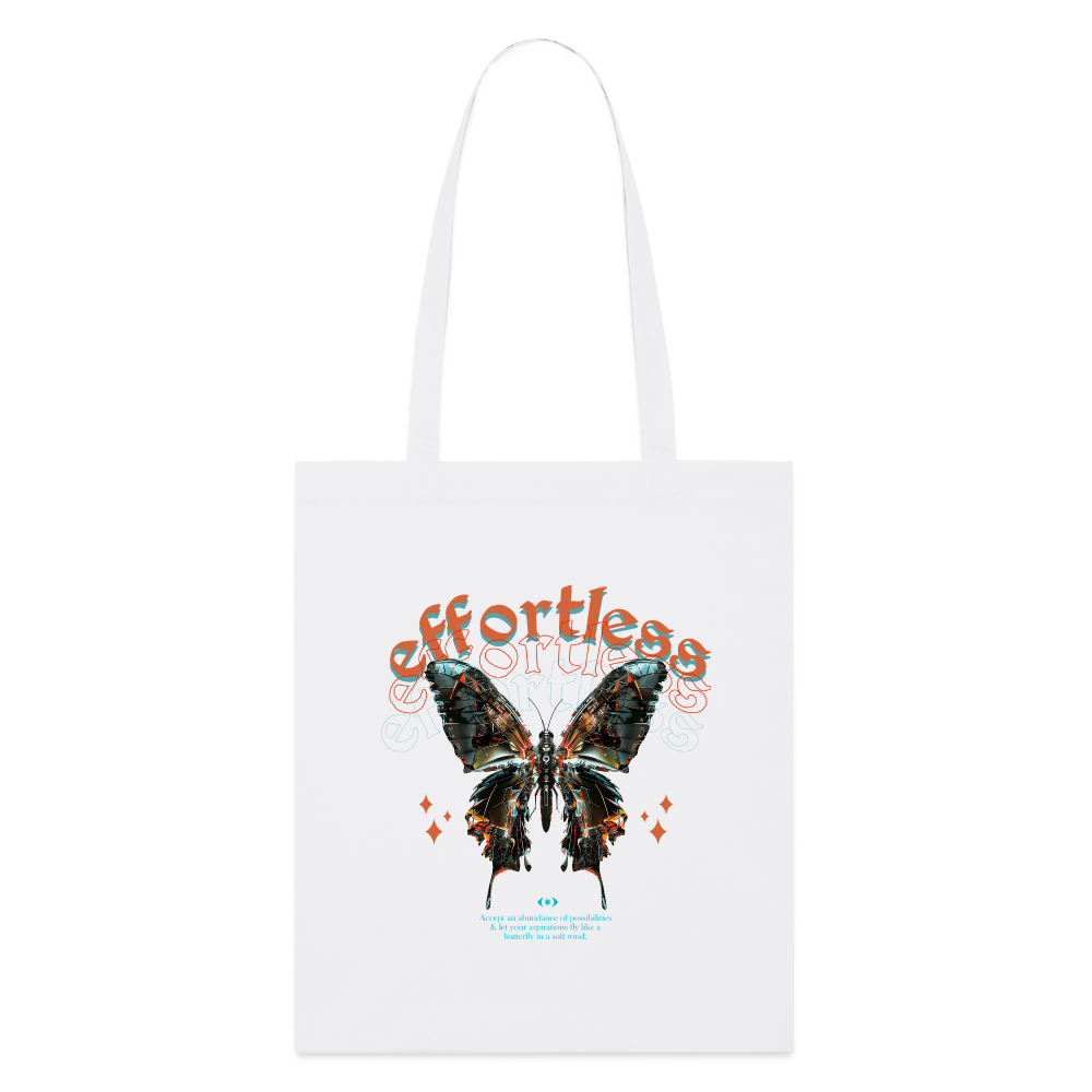 Galaxion, Schmetterling, 1st | Bio Stoffbeutel - Weiß